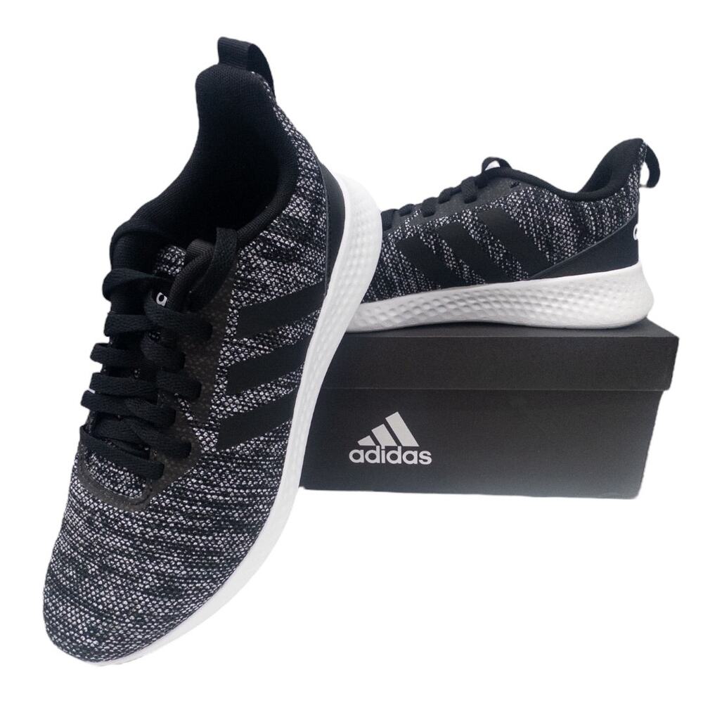 adidas Men's  Puremotion Sneakers Athletic Shoes Trainers Black White Size  9